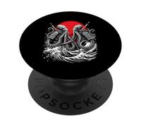 Octopus Samurai Octopuses Sword Warriors PopSockets Adhesive PopGrip