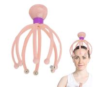 Octopus Scalp Massager - Manual Head Scratcher for Stress Relief an Relaxation | Octopus Claw Massager, Handheld Scalp Massage Tool, Deep Relaxation Head Scratcher for Tension Relief