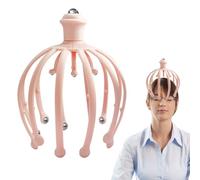 Octopus Scalp Massager,Protable Hand Held Spa Head Massager Octopus Claw - Finger Head Scratcher Roller Balls Prongs Massage Scratcher for Relaxation & Stress Reduction