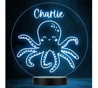 Octopus Sea Life Personalised Gift Colour Changing LED Lamp Night Light
