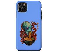 Octopus Sea Monster Slurps Ramen, Retro Manga Style Case for iPhone 11 Pro Max