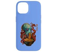 Octopus Sea Monster Slurps Ramen, Retro Manga Style Case for iPhone 14