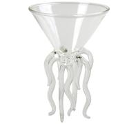 Octopus Shape Glass Wine Cup Decorative Drinkware for Parties and Banquets | Crystal-style Design, Stylish Display Piece, Suitable for Lattes, Ice Cubes, Themed Gatherings, Christmas and Valentine's Day