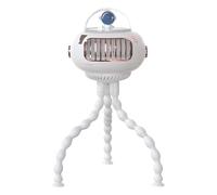 Octopus Shape Stroller Fan - Octopus Shape Cooling Device | USB Rechargeable Baby Fan with Adjustable Speed for Strollers, Bike, Bed, Travel, Car,