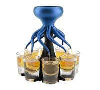 Octopus Shot Dispenser: The Shot Distributor For 8 People, Bar Accessory | Liquor Dispenser For Whiskey, Vodka, Tequila And Beer, Beverage Pourer For Countertop