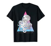 Octopus Skull Retro Synthwave Animal Kraken 90s Vaporwave T-Shirt