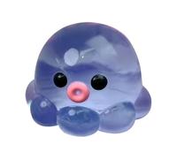 Octopus Squeeze Orb - Cute Calming Ball for Classrooms | 2.36 Inches, Textured Rubber Shell with Malleable Core, Animal Fidget Toy for Stress, Soft Hand Pressure Tool, Therapeutic Student Prize Kids
