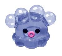 Octopus Squeeze Toy, Clear Crystal Octopus Hand Relax Toy, Instant Stress Relief and Sensory Fun, Homemade Bubble Hairstyle Game for Kids, Adults, Entertainment