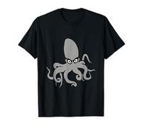 Octopus squid cephalopod evil dangerous eye sea Tentacles T-Shirt