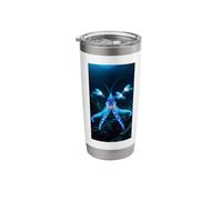 Octopus Squid Firefly Squid Underwater in the Deep Sea Stainless Steel Insulated Tumbler