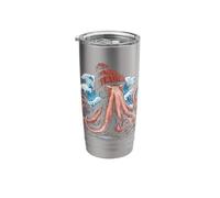 Octopus Squid Kraken Mythical Sea Creature Stainless Steel Insulated Tumbler