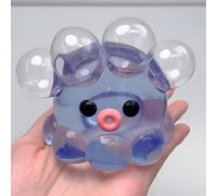 Octopus Squishy, Crystal Octopus Squishy Fidget Toy, Cute Animals Squ-ishies Sensory Toy Stress Relief, Soft Bubble Sea Animal Squeeze Octopuss Fidget Balls, for Adults & Kids