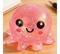 Octopus Squishy, Cute Octopus Squishy Fidget Toy, Fun Animals Squ-ishies Sensory Toy Stress Relief, Soft Bubble Sea Animal Squeeze Octopuss Calming Balls, for Adults & Kids