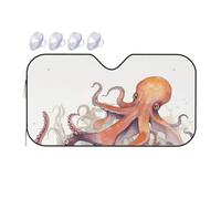 Octopus Tentacles Car Windshield Sun Shade Auto Sunshade Foldable Front Window Sun Visor Protector for Car Truck SUV Universal