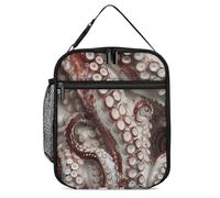 Octopus Tentacles Pictures Lunch Bag Insulated Lunch Tote Bag with Buckle Handle, Leakproof & Reusable Lunchbox for Men & Women, Office, Picnic, Gym