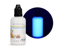 Octopus UV fluorescent invisible ink compatible with Epson and Brother printers, light cyan.