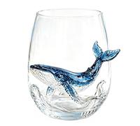Octopus Wine Glass | 350ml 3D Ocean Animal Glassware | Tumbler Mug Decanter | Handcrafted Glass with Detailed Octopus Art | Ocean Decor Drinking Cup Glasses