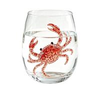 Octopus Wine Glass 42 cl Transparent 2D Fun Novelty Inspiration | Animal Octopus Wine Glass for Ice Water, Juice, Milk, Coffee, Party Theme,