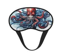 Octopus with Blue (1) Ultimate Eye Mask for Sleeping, Soft and Comfortable Eye Mask, Relaxing Zero Pressure Night Blindfold.