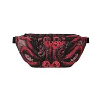 Octopus with Heart Sling Chest Bags Bumbags Waist Fanny Packs, Waist Bag for Walking, Running, Hiking