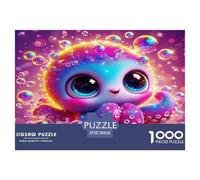 Octopus1000Piece JigsawPuzzlesAnimal Octopus ForAdult Colourful LargePiecePuzzles Age12+byth Challenging The Impossible Difficult Game Brainteasing Adults Jigsaw Puzzle 38x26cm/1000pcs
