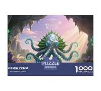 Octopus1000Piece JigsawPuzzleswildlife ForAdult Challenging Brainteasing Age12+byth EducationalGames Uncover The Puzzle 38x26cm/1000pcs