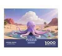 Octopus1000Pieces JigsawPuzzleswildlife ForAdults Challenging LargePiecePuzzles Age12+byth EducationalGame Uncover The Puzzle 70x50cm/1000pcs