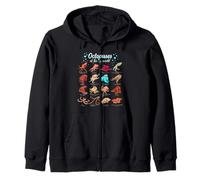 Octopuses of the World Zip Hoodie