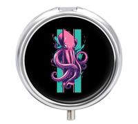 Octopuss Tentacles Monster Wrap Round Pill Box Organiser 3 Compartment Portable Medicine Case