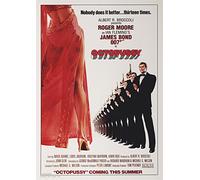 Octopussy James Bond 007 Roger Moore Poster/Print/Picture Satin Photo Paper - A4-210mm x 297mm