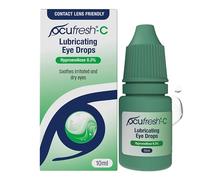 Ocufresh Contact Lens 0.3% Eye Drops | Specially Crafted Advanced Formula for Contact Lens Users | Soothing & Lubricating | Restores Eye Moisture & Clear Vision | 10ml