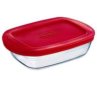 Ocuisine Glass Rectangular Dish with Lid 1.1L [215PC00/1046]