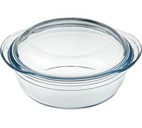 Arcuisine 208AA00/5043 2.3 L Round Casserole, Borosilicate Glass, Transparent