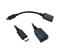 OcUK Value 15cm USB 3.1 type C Male to type A Female Cable (USB3C-951)