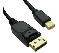OcUK Value 1M Mini DisplayPort to DisplayPort Cable Black