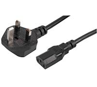 OcUK Value 2M Mains Plug with 13A Fuse to IEC C13 Kettle Lead