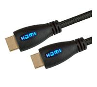 OcUK Value 3m Blue LED HDMI v2.0 Braided Cable (99HD4-03BL)