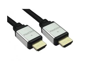 OcUK Value 3Mtr HDMI v2.1 Braided Cable - Silver