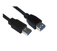 OcUK Value USB 3.0 Type A (M) to Type A (F) Extension Cable 3m - Black