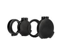 Ocular Objective Flip Up Rifle Scope Lens Cap Covers Kit for Hawke Sidewinder 416x50, Hawke Vantage 2.510x50