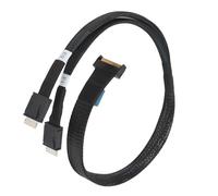 OCuLink Cable for MCIO 8i to SFF-8611 4i PCIe 5.0 SFF-8611 to MCIO X8 Cord Server Data Center 50cm 19.7in