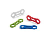 Ocun Biner Fix 16 mm Pack of 10 Red - Biner-Fix Rubber Rings, Size One Size - Colour Red