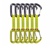 Ocun Hawk Qd Wire Eco-pes 16 Mm 6 Units Quickdraw Yellow 10 cm