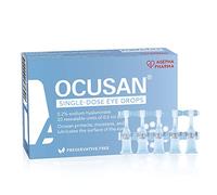 Ocusan - Lubricating Eye Drops for Contact Lenses - Preservative Free, Artificial Tears for Red & Itchy Eyes - Lubricant Eye Drops