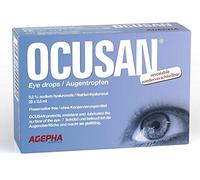 Ocusan - Lubricating Eye Drops for Contact Lenses - Preservative Free, Artificial Tears for Red & Itchy Eyes - Lubricant Eye Drops