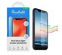 Ocushield Anti Blue Light Screen Protector for iPhone 12 Regular | Pro (6.1") - 9H Tempered Glass Filter Blocks UV & Blue Light, Anti-Bacterial, Designed by UK Optometrists