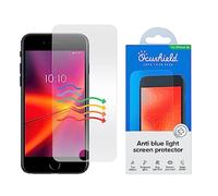 Ocushield Anti Blue Light Screen Protector for iPhone SE 2020/2022 (4.7") - 9H Tempered Glass Filter Blocks UV & Blue Light, Anti-Bacterial, Designed by UK Optometrists