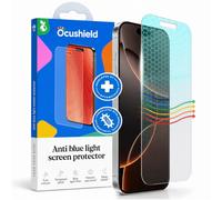 Ocushield Blue Light Screen Protector for iPhone 16 Pro | 17 | Fits 6.3 inch display. 9H tempered glass blocks UV & blue light. Designed by UK optometrists.