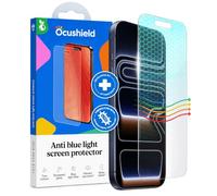 Ocushield Blue Light Screen Protector for iPhone 17 Pro Max | Fits 6.9 inch display. 9H tempered glass blocks UV & blue light. Designed by UK optometrists.