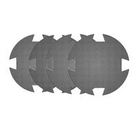 Ocuuer 2/4 Pack Fan Filter Breathable Ventilation Cooling Fan Mesh PVC Anti- Cover for PS5 Slim for 5 Slim (4Pcs)